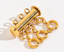 Layer Me Triple Strand Magnetic Layering Clasp Gold