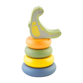 Mudpie Green Dino Stacking Toy