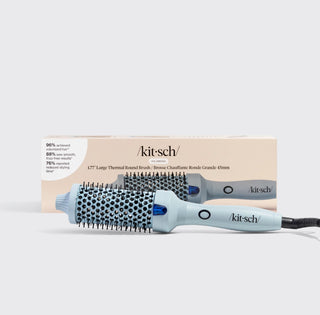 Kitsch Large Thermal Round Brush Hazel Blue