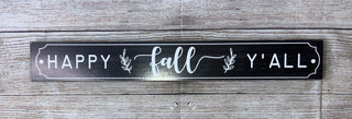Wood Harvest Block Sign