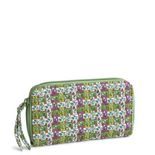 Vera Bradley Medium Continental Wallet Ribbon Plaid