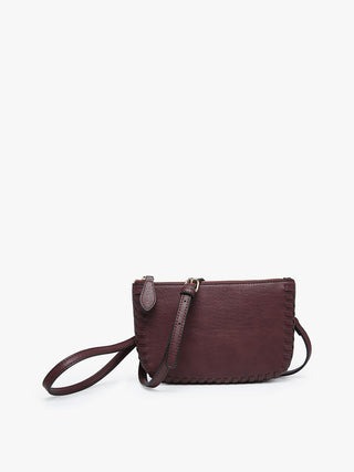 Jen & Co Bonnie Crossbody Wristlet Merlot M2397