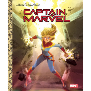A Little Golden Book Captain Marvel