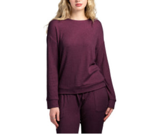 Hello Mello Cuddleblend Sweater Wine