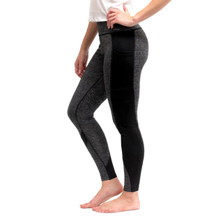 Fit Kicks Cross Over Active Leggings Gray