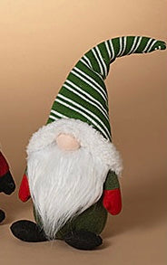 Holiday Fabric Gnome Green