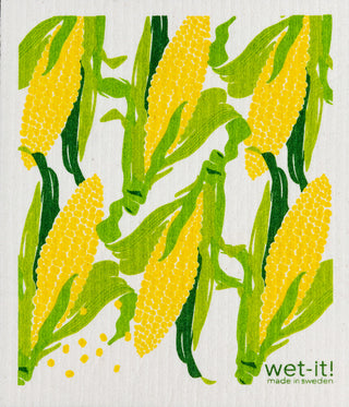 Wet It! Fresh Corn Swedish Dishcloth