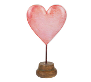 Watercolor Heart on Stand