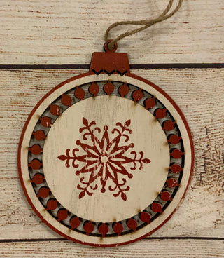 Paulownia Wood Disc Ornament