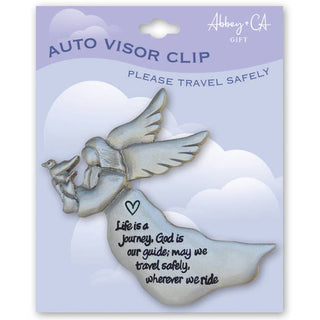 Life is a Journey Angel Visor Clip