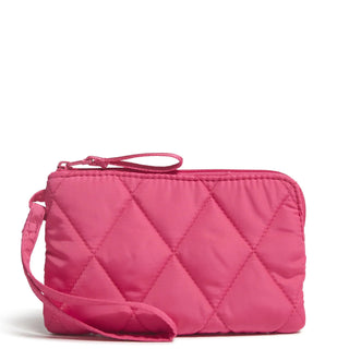 Vera Bradley Ultralight Essential Wristlet Peacock Pink