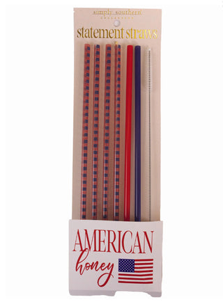 Simply Southern Straw Set American Honey