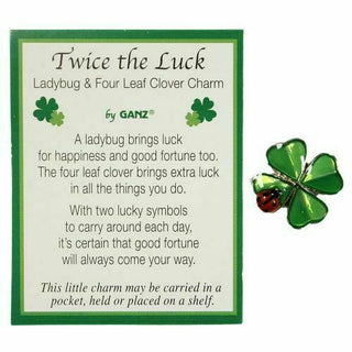 Twice the Luck Clover Charm