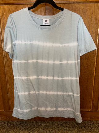 Sew in Love Crew Neck Short Sleeve Tie Dye Top