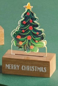 Mudpie Christmas Acrylic Light Up Tree