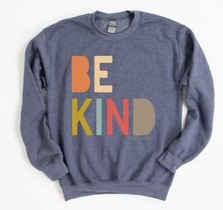 Printed Cotton Co Be Kind Crewneck