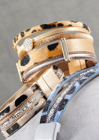 Charlie Paige Luxe Vegan Leather Bracelet 407266