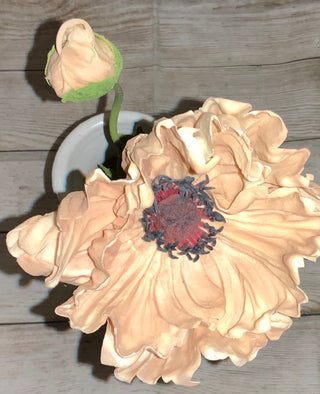 Large Poppy Stem 27”
