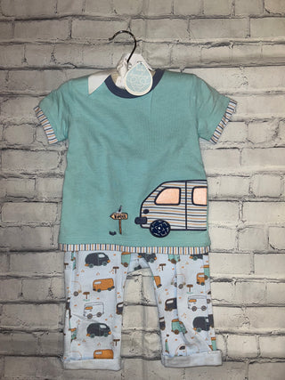 Baby Dumpling Top and Pant On The Road Again 6-9 months