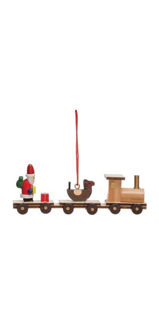 Wooden Train Ornament