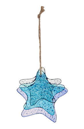 Glass Starfish Ornament