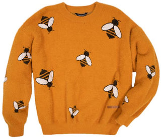 Fuzzy Print Sweaters