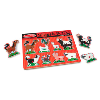 Melissa & Doug Farm Animal Sound Puzzle