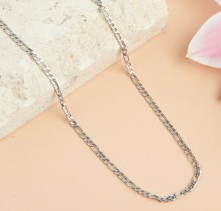 Howard's Narelle Waterproof Figaro Chain Necklace Silver