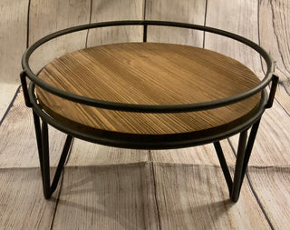 Round Stand w/Metal Legs