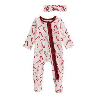 Mudpie Candy Cane Sleeper