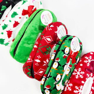 Christmas Theme Fuzzy Slippers