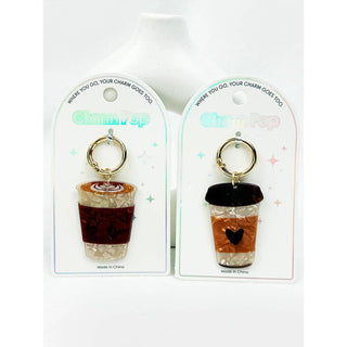 Coffee and Latte Key Charm