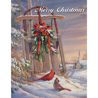 Lang Wintertime Cardinal Boxed Christmas Cards