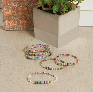 Coco + Carmen Heishi Beads Braclets