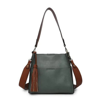 Jen & Co Lyla Bucket Bag Dark Teal M1867