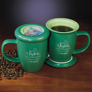 Sister Coaster Mug Set