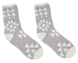 Simply Southern Boot Socks Pattern Geo Gray