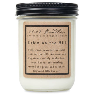 1803 Cabin on the Hill Soy Jar Candle