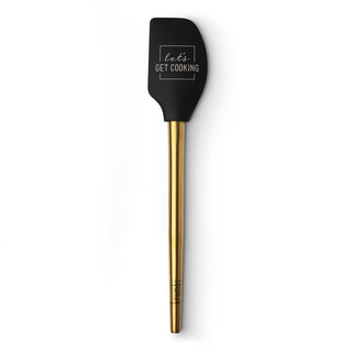 Krumbs Kitchen Spatula with Gold Handle Let's Get Cooking