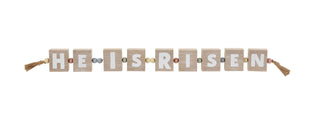 He is Risen Bead Block Hanging