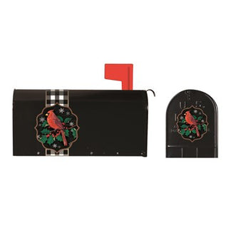 Cardinal Saddle Mailbox Wrap