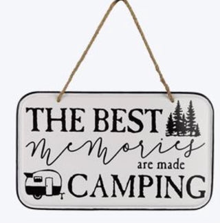 Metal Camper Wall Sign