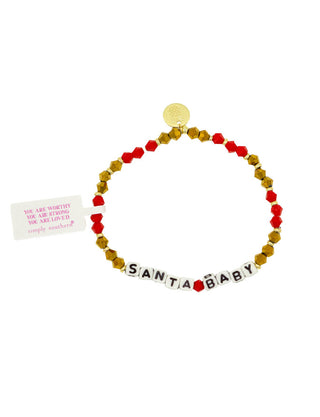 Simply Southern Holiday Bracelet Santa Baby