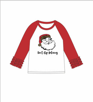 Jane Marie Kids Don't Stop Believing 3/4 Sleeve Tee