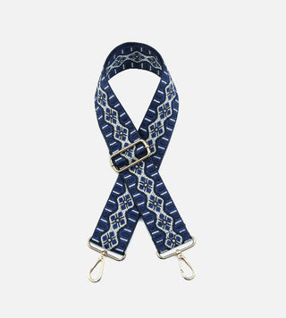 Jen & Co Wave Guitar Strap Navy STPWV