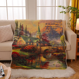 The Lord’s Prayer Quilted Throw