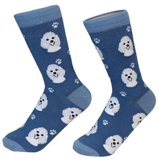 E&S Pets White Poodle Socks