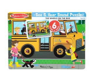 Melissa & Doug See & Hear Sound Puzzle The Wheels on the Bus