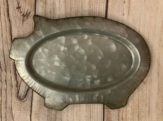Galvanized Pig Tray