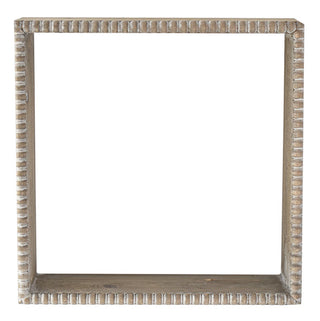 Beaded Edge Shadow Box Wall Shelf